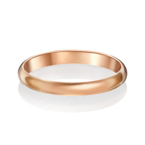 Обручальное кольцо из красного золота 01-3389-00-000-1110-11