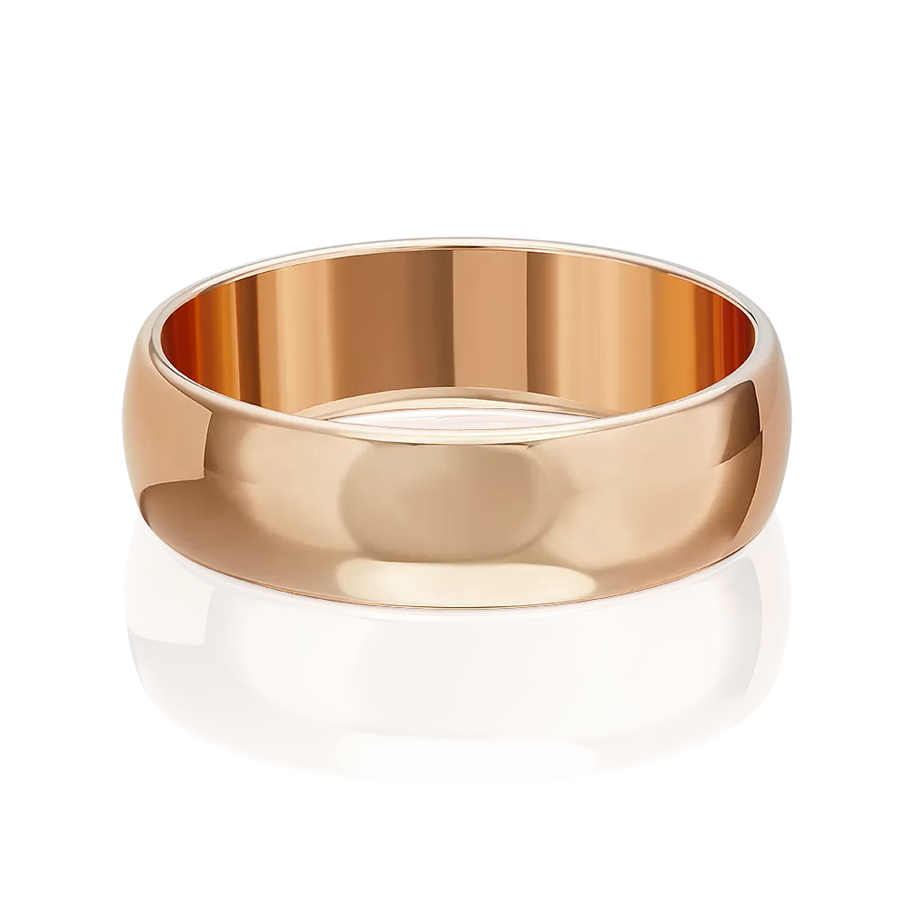 Обручальное кольцо из красного золота 01-3397-00-000-1110-11