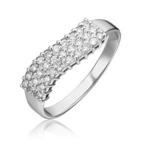 Кольцо из белого золота с бриллиантами 01-1482-00-101-1120-30