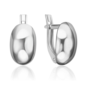 Серьги с английским замком из серебра 02-1521-00-000-0200