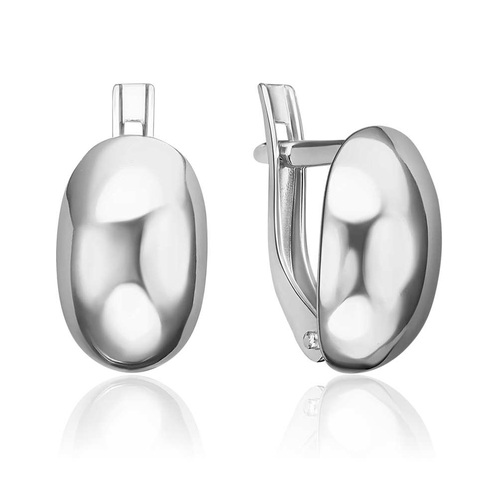 Серьги с английским замком из серебра 02-1521-00-000-0200