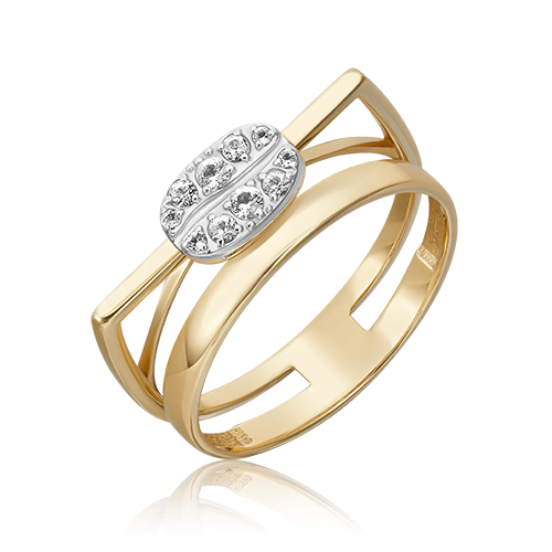 Кольцо из комбинированного золота с натуральными топазами white 01-5567-00-201-1121