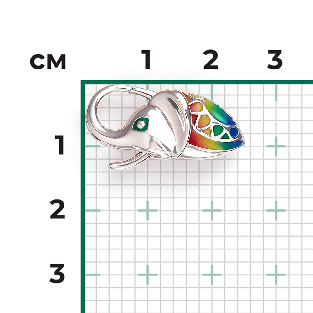 Соул «Слон» из серебра с эмалью 14-0016-00-000-0200