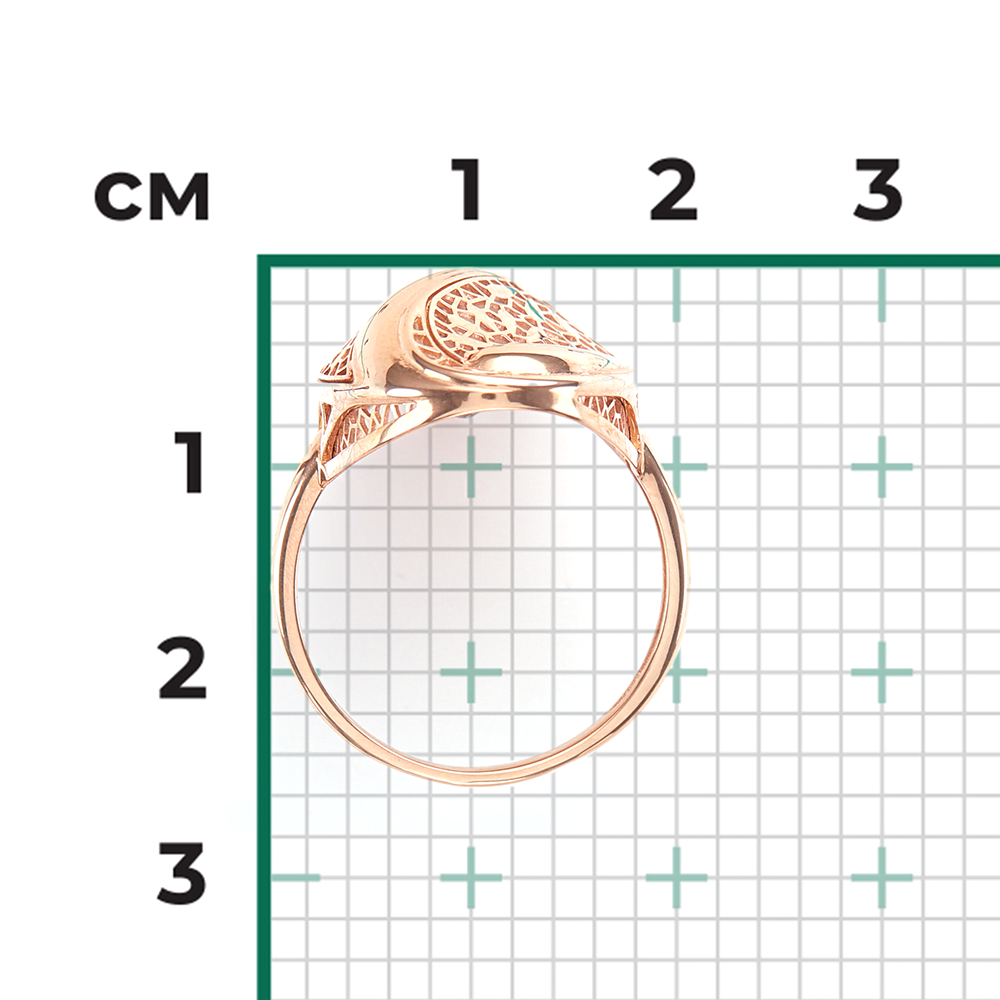 Кольцо из красного золота 01-4866-00-000-1110-65