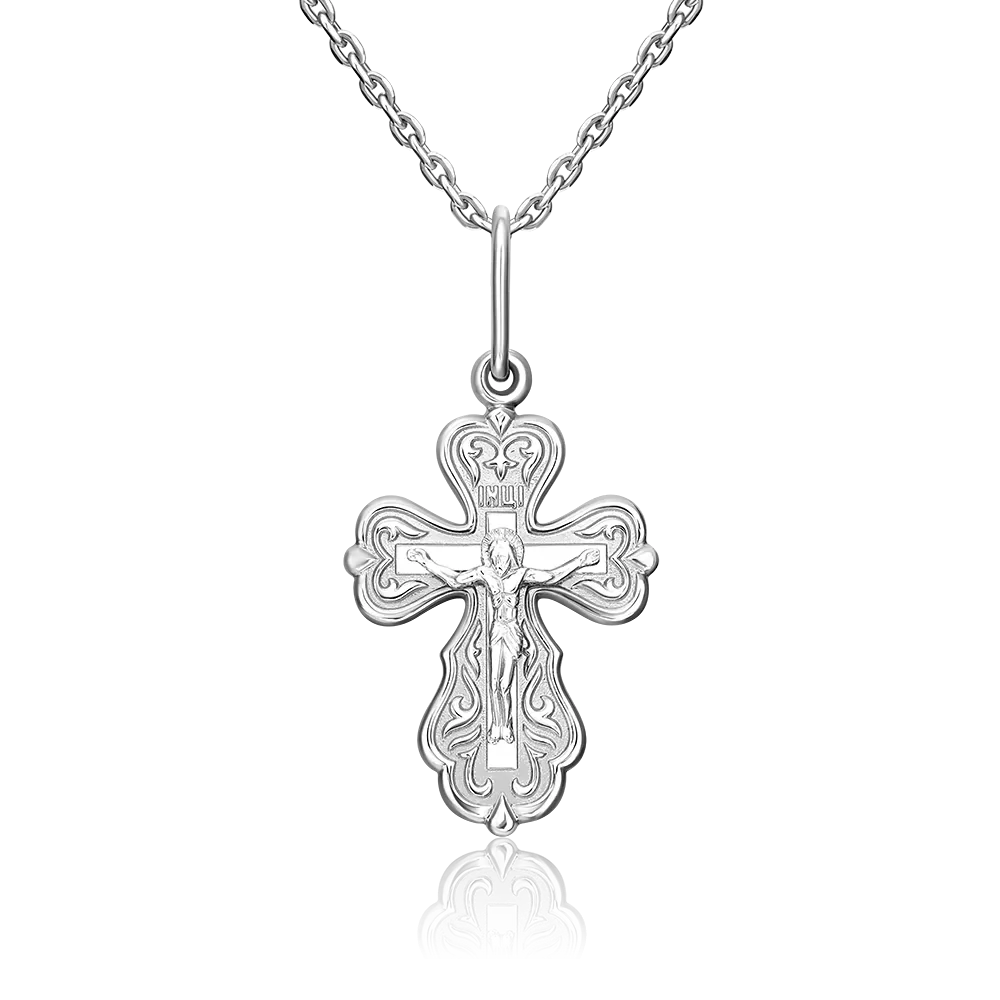 Православный крест из серебра 03-1662-00-000-0200