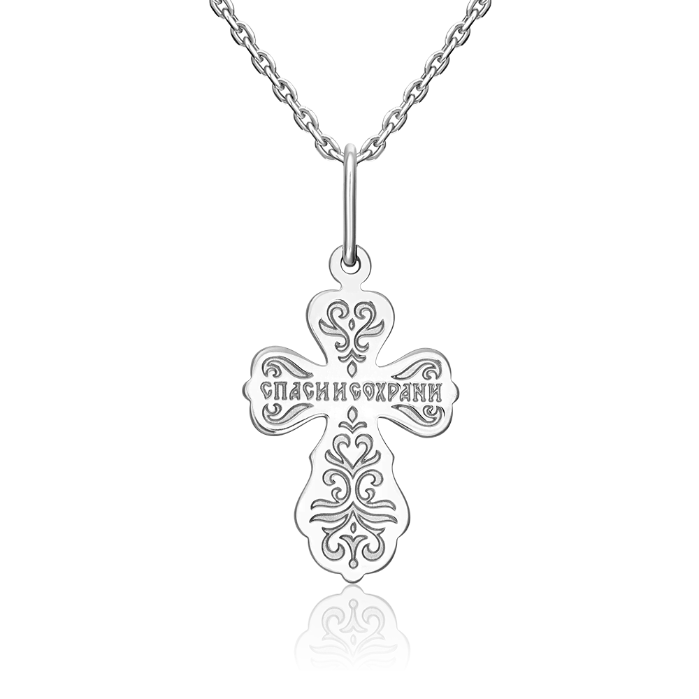 Православный крест из серебра 03-1662-00-000-0200