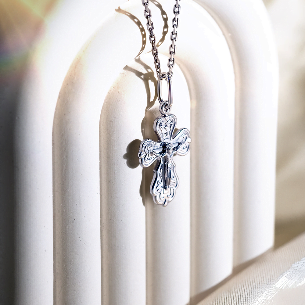 Православный крест из серебра 03-1662-00-000-0200