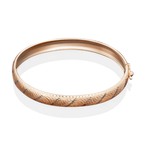 Браслет жесткий из красного золота с алмазной гранью 05-0531-01-000-1110-04