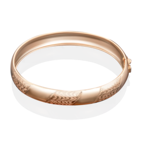 Браслет жесткий из красного золота с алмазной гранью 05-0532-00-000-1110-04