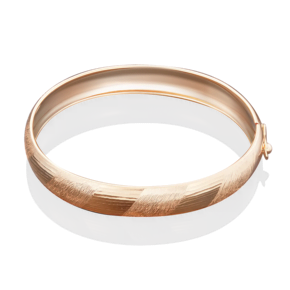 Браслет жесткий из красного золота с алмазной гранью 05-0532-01-000-1110-04