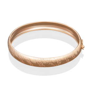 Браслет жесткий из красного золота с алмазной гранью 05-0532-03-000-1110-04