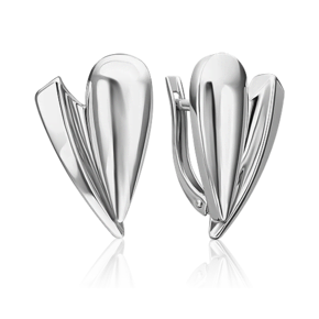 Серьги «Грация» с английским замком из серебра 02-4939-00-000-0200