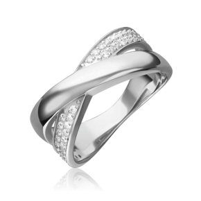 Кольцо из серебра с фианитами 01-2299-00-401-0200