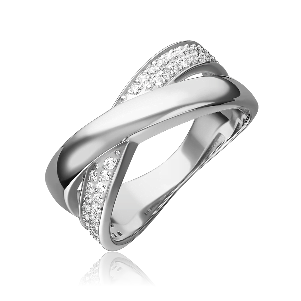 Кольцо из серебра с фианитами 01-2299-00-401-0200