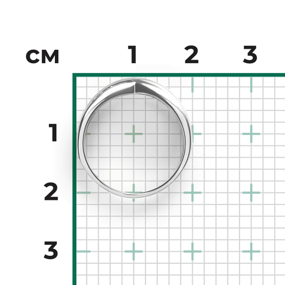 Кольцо из серебра с фианитами 01-2299-00-401-0200