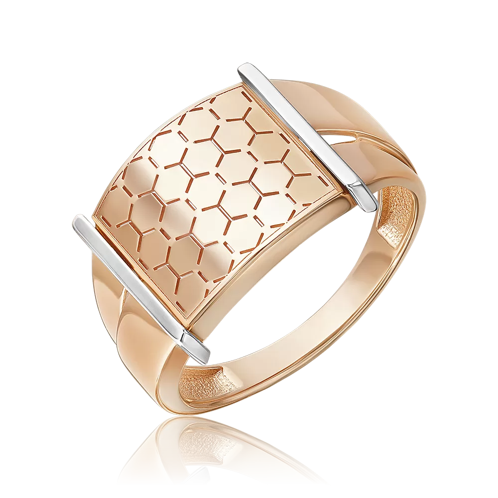 Кольцо из комбинированного золота 01-5766-00-000-1111