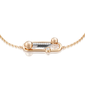 Браслет «Стильная фантазия» из комбинированного золота с натуральными топазами white 05-0699-00-201-1111