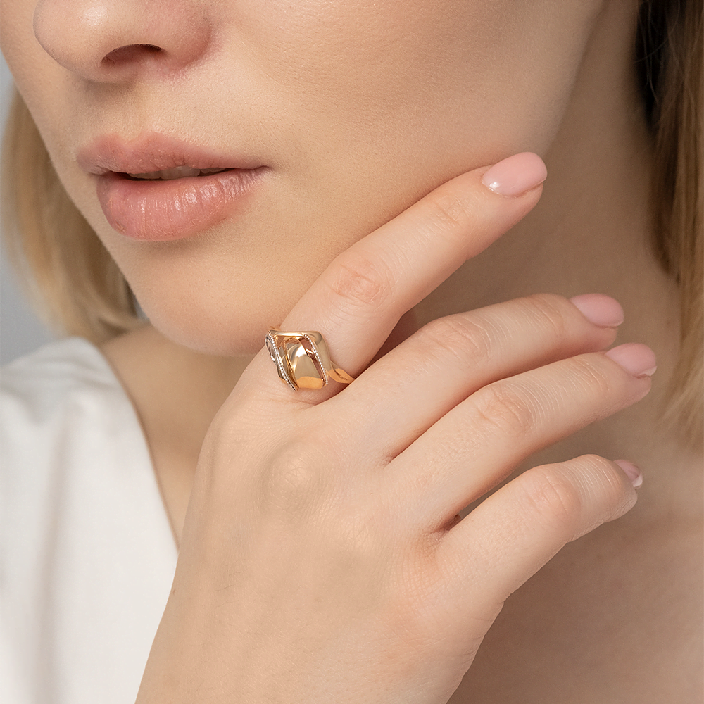 Кольцо из красного золота 01-5249-00-000-1110-42