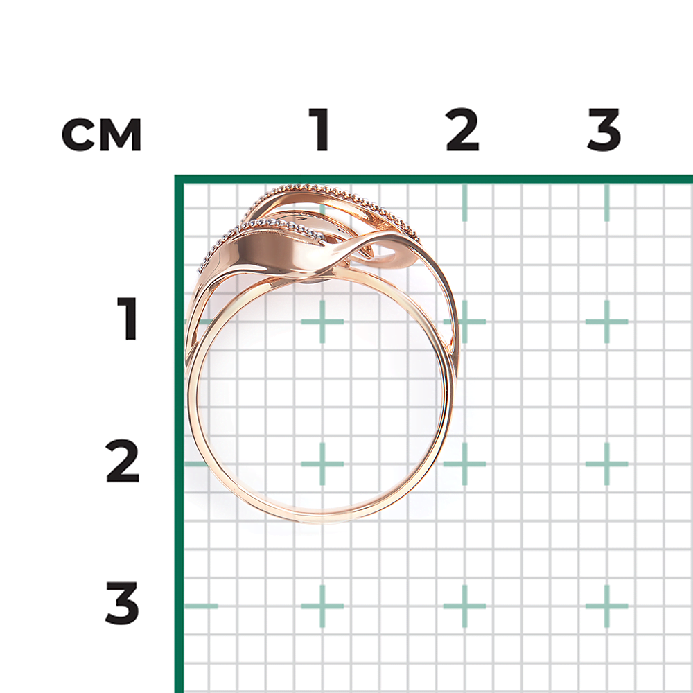 Кольцо из красного золота 01-5249-00-000-1110-42