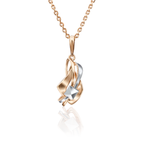 Подвеска из комбинированного золота 03-2819-00-000-1111-04