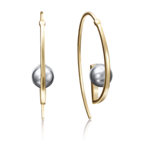 Серьги с французским замком из комбинированного золота 02-4172-00-000-1121-64