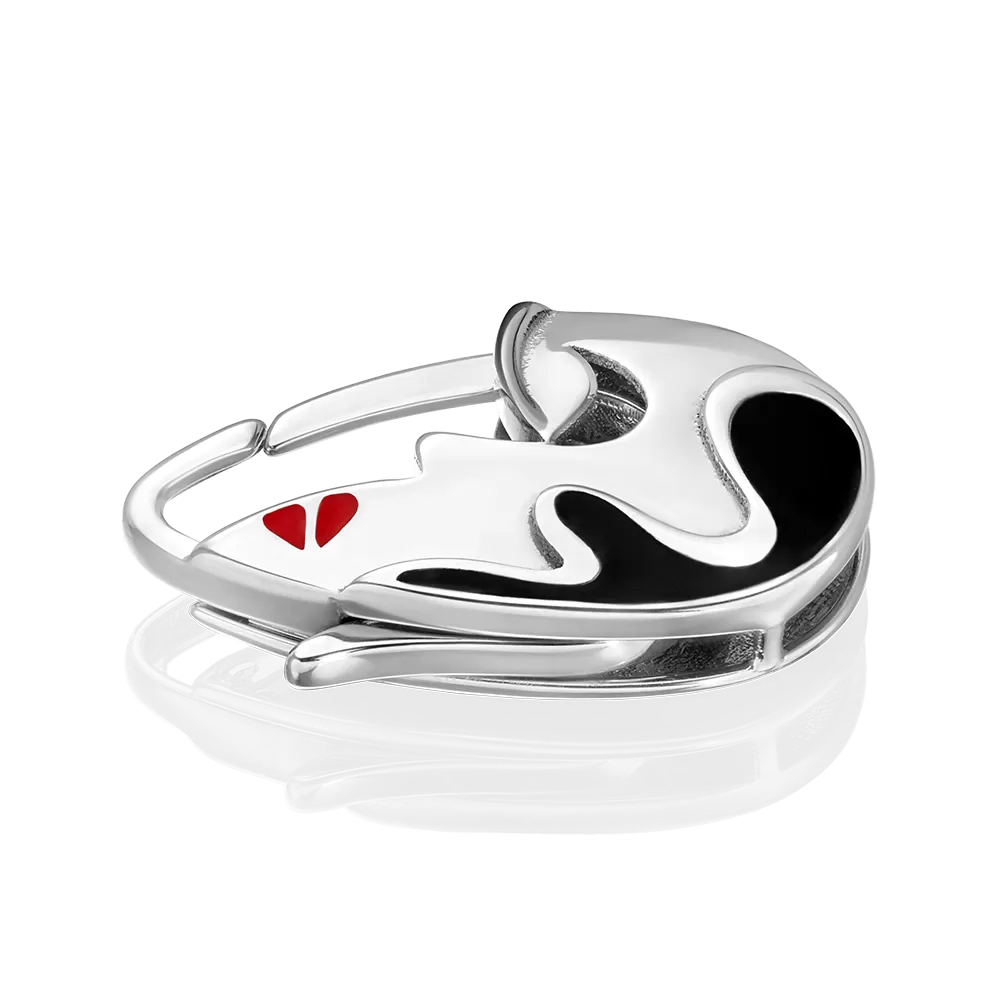 Соул «Женский силуэт» из серебра с эмалью 14-0024-00-000-0200