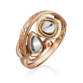 Кольцо из комбинированного золота 01-5252-00-000-1140-48