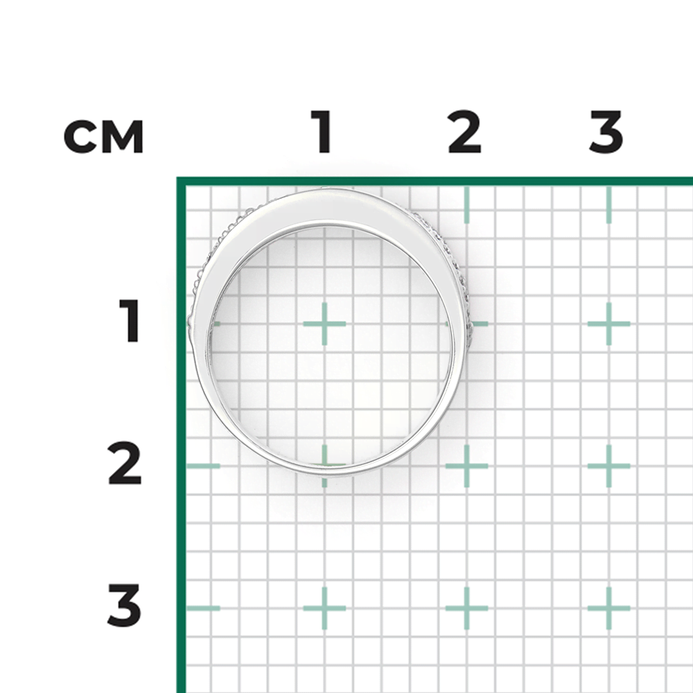 Кольцо из белого золота с бриллиантами 01-1298-00-101-1120-30