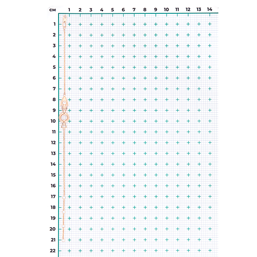 Браслет «Контрасты» из красного золота с натуральным топазом white 05-0702-00-201-1110