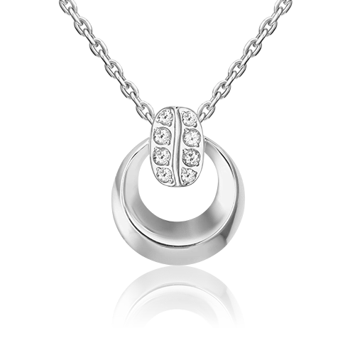 Подвеска из белого золота с натуральными топазами white 03-3324-00-201-1120