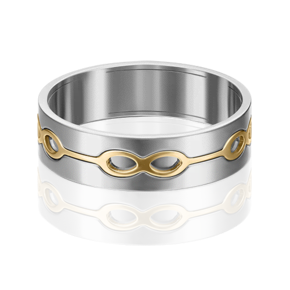 Обручальное кольцо из комбинированного золота 01-5280-00-000-1121-39