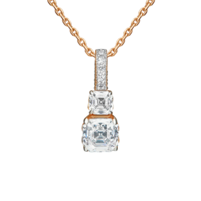 Подвеска из красного золота с фианитами 03-2040-00-501-1110-38