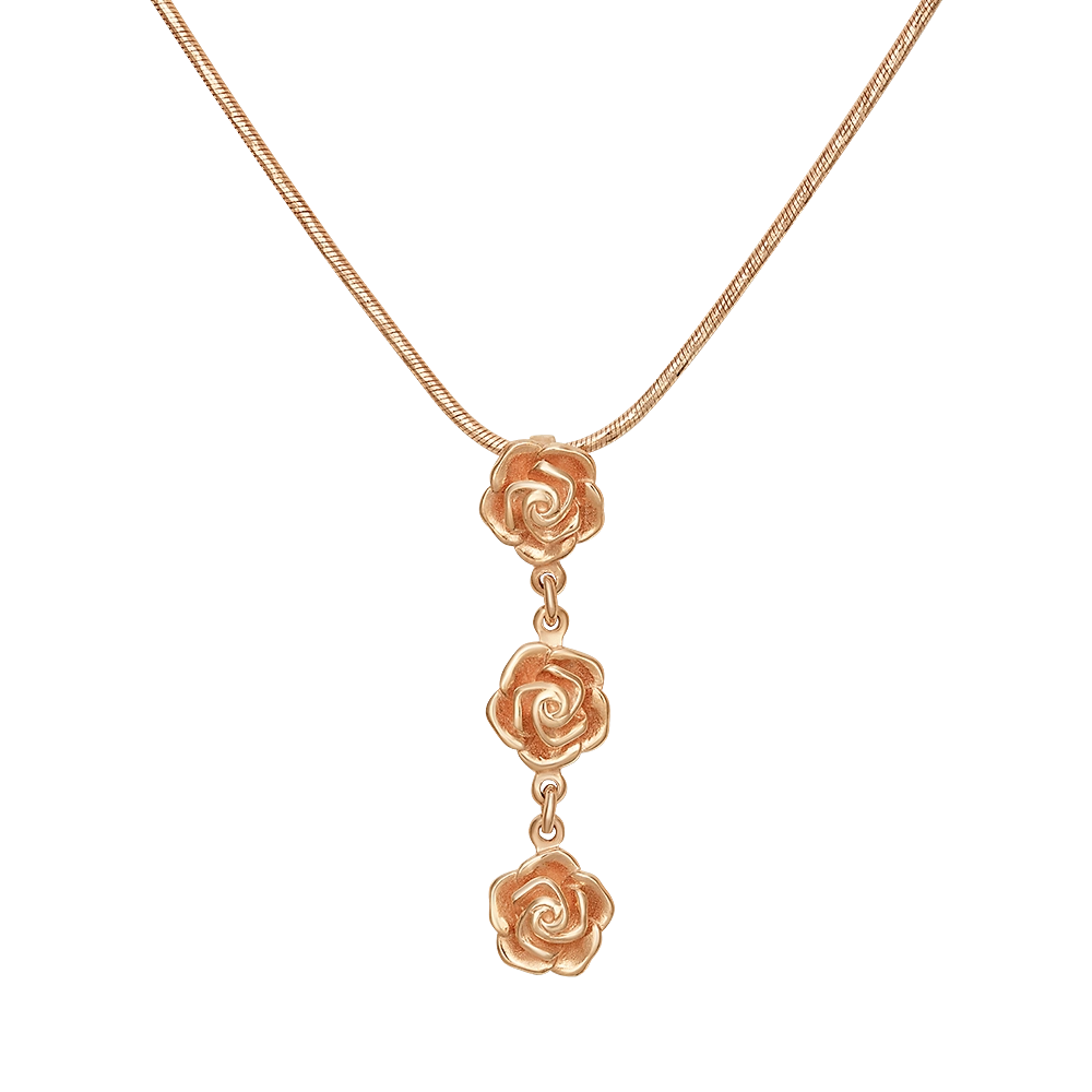 Колье «Розы» из красного золота 07-0163-00-000-1110-44