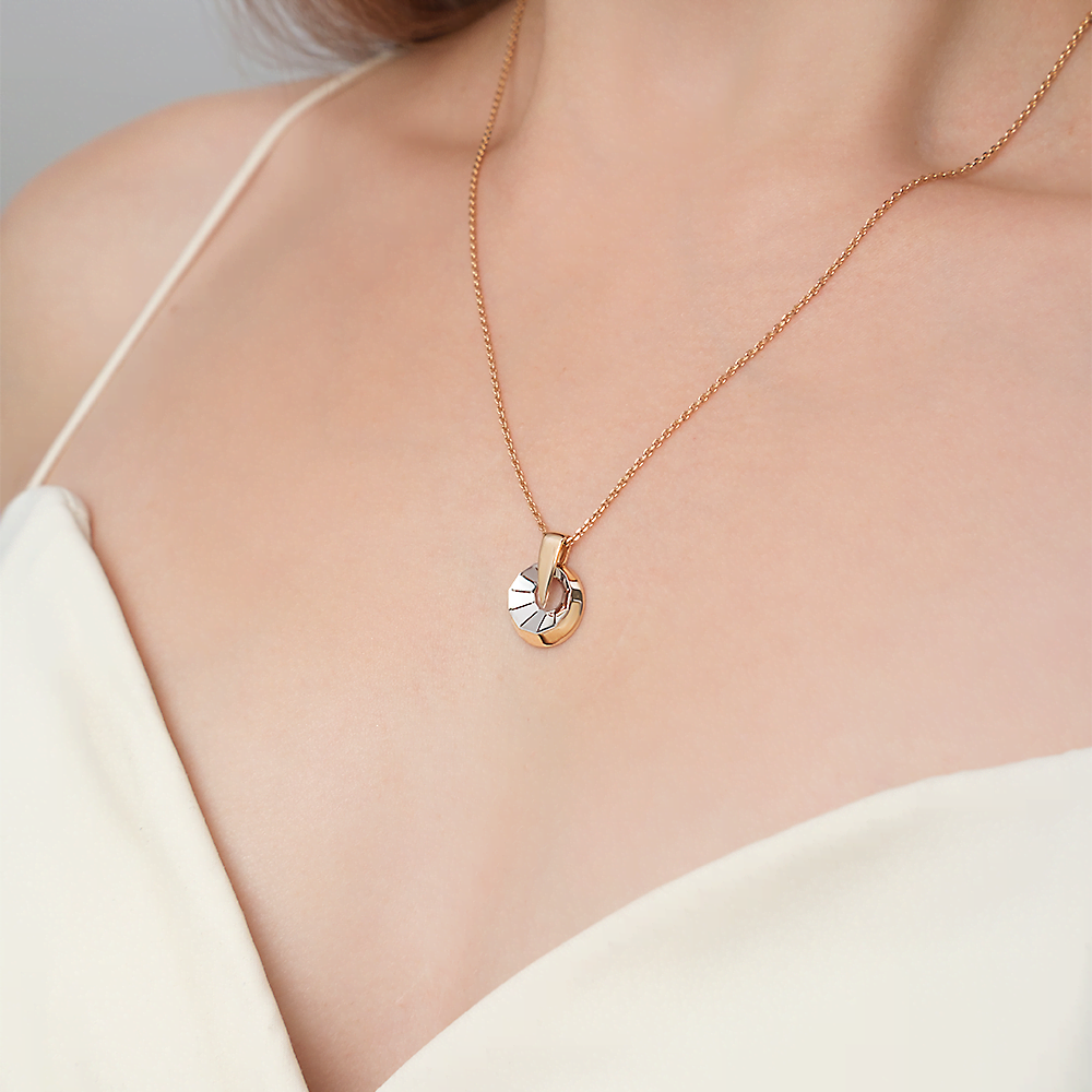 Подвеска из комбинированного золота 03-3533-00-000-1111