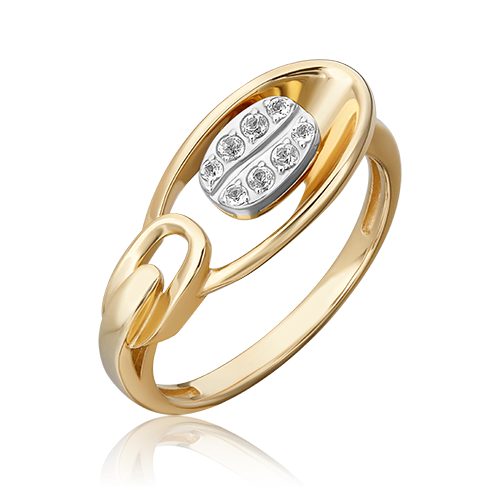 Кольцо из комбинированного золота с натуральными топазами white 01-5566-00-201-1121