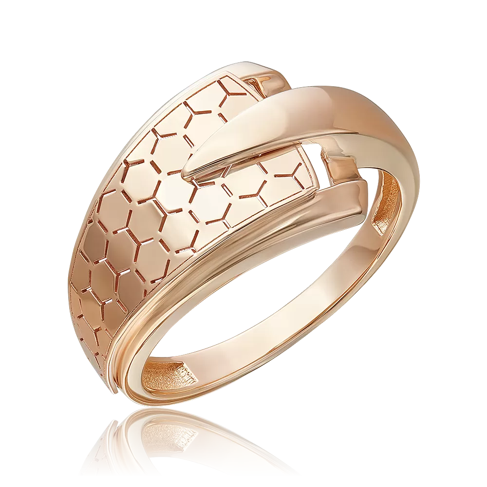 Кольцо из красного золота 01-5763-00-000-1110