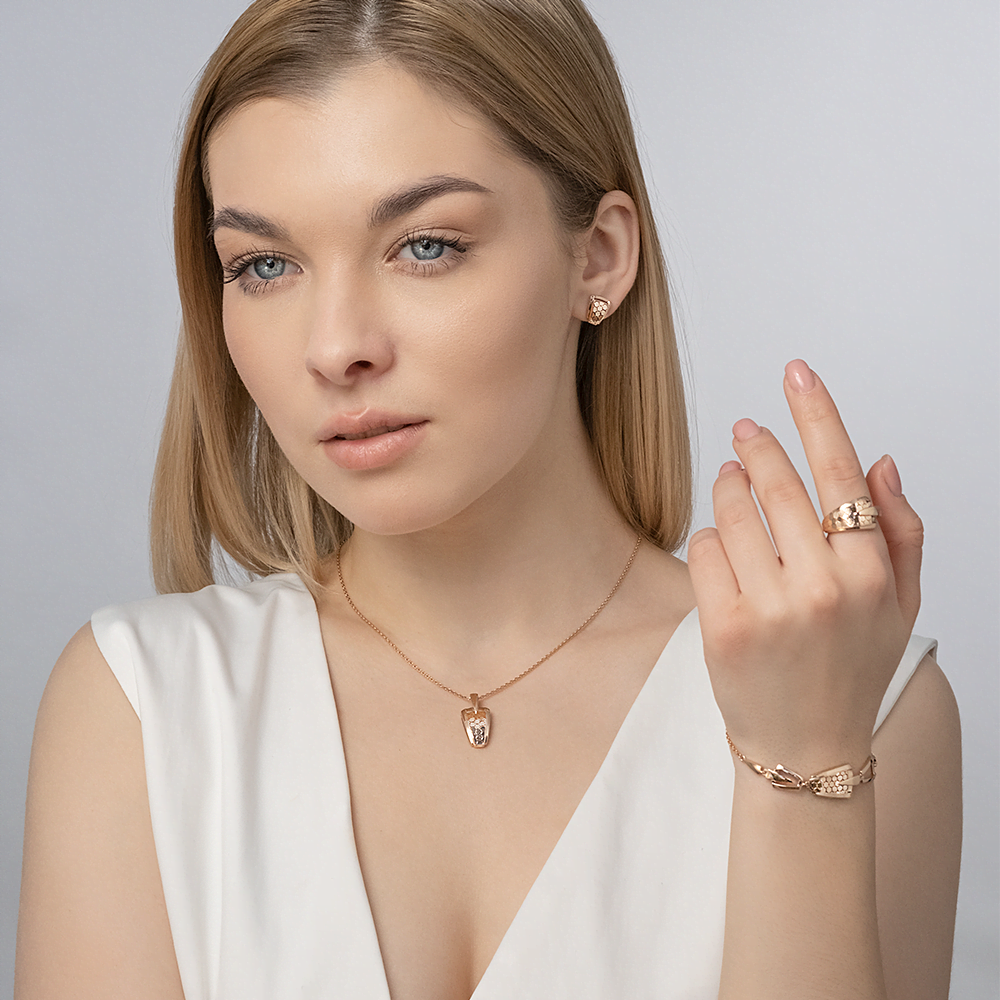 Кольцо из красного золота 01-5763-00-000-1110