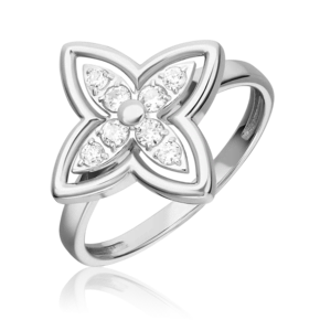 Кольцо из серебра с фианитами 01-5886-00-401-0200