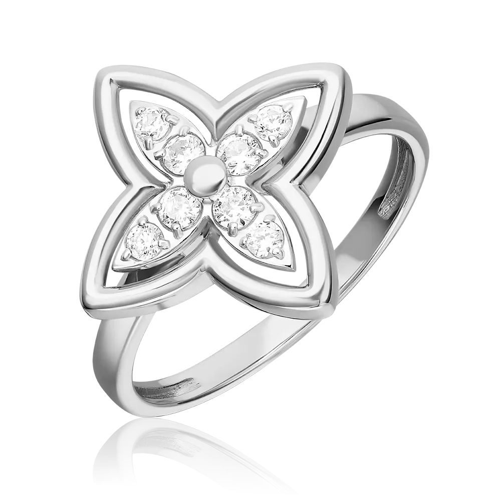Кольцо из серебра с фианитами 01-5886-00-401-0200