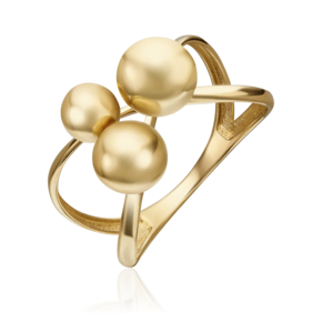 Кольцо из лимонного золота 01-5303-00-000-1130-42