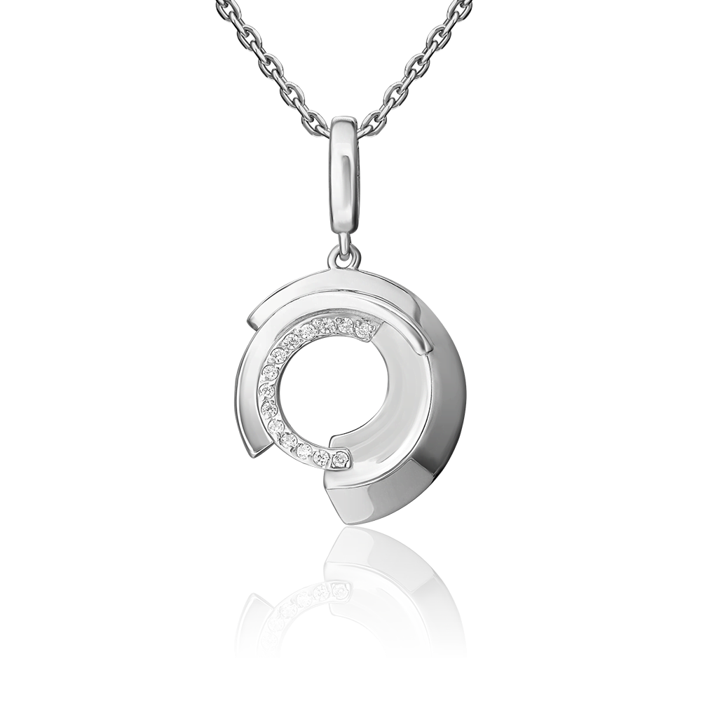 Подвеска из серебра с фианитами 03-3405-00-401-0200