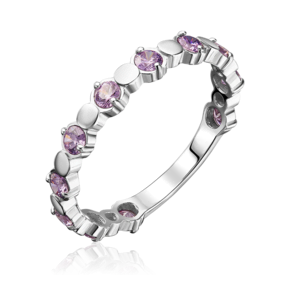 Кольцо из серебра с фианитами 01-5352-00-404-0200