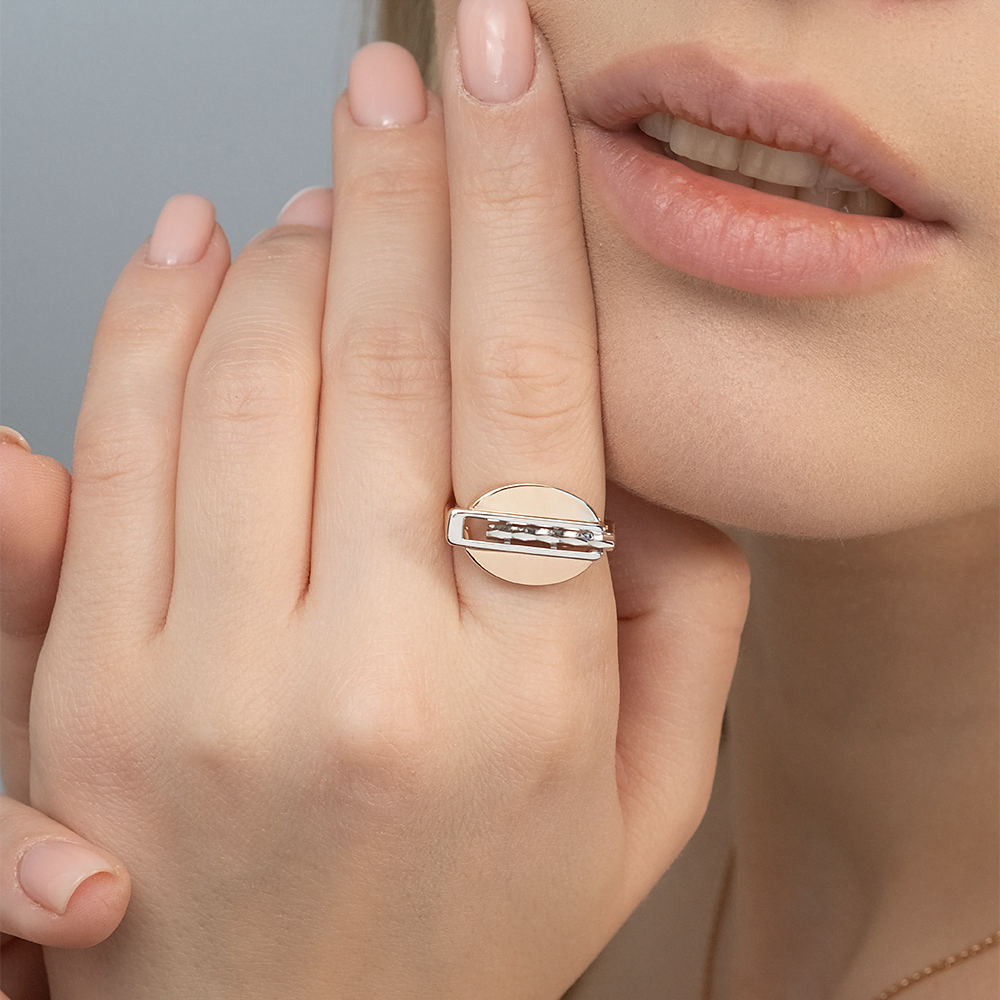 Кольцо из комбинированного золота 01-5630-00-000-1111