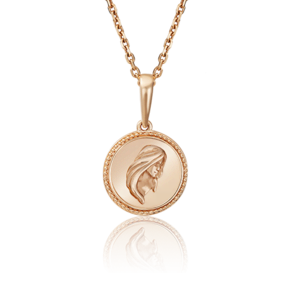 Подвеска «Знак зодиака Дева» из красного золота 03-3110-06-000-1110-66