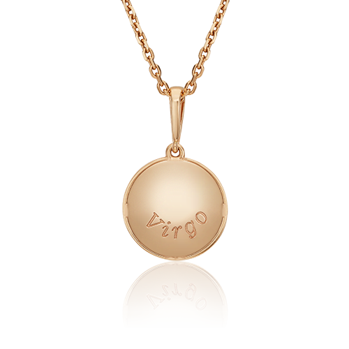 Подвеска «Знак зодиака Дева» из красного золота 03-3110-06-000-1110-66