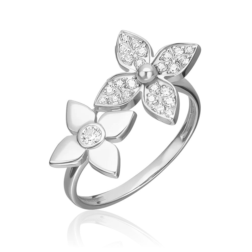 Кольцо из белого золота с бриллиантами 01-5903-00-101-1120