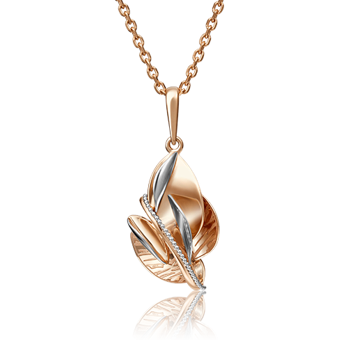 Подвеска из красного золота 03-2825-00-000-1110-48