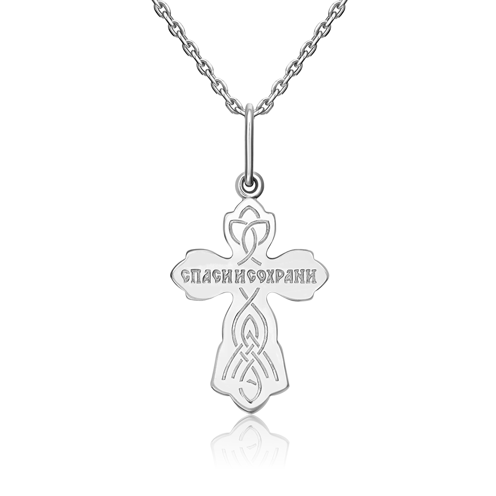 Православный крест из серебра 03-1698-00-000-0200