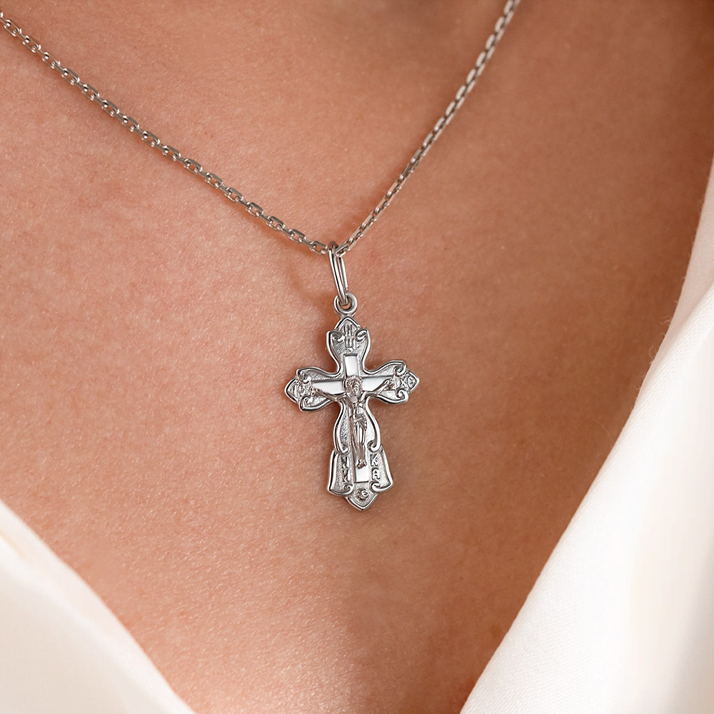 Православный крест из серебра 03-1698-00-000-0200