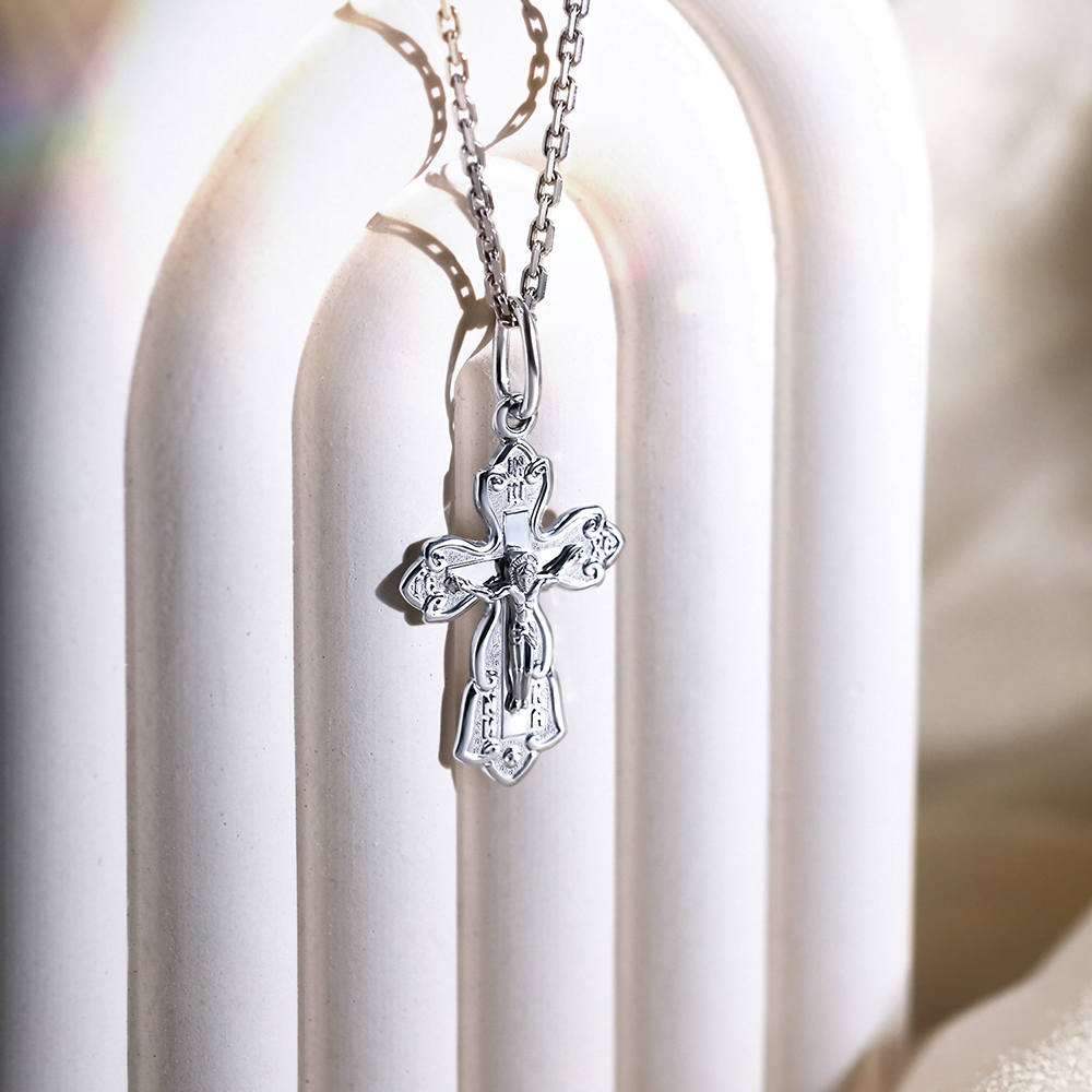 Православный крест из серебра 03-1698-00-000-0200